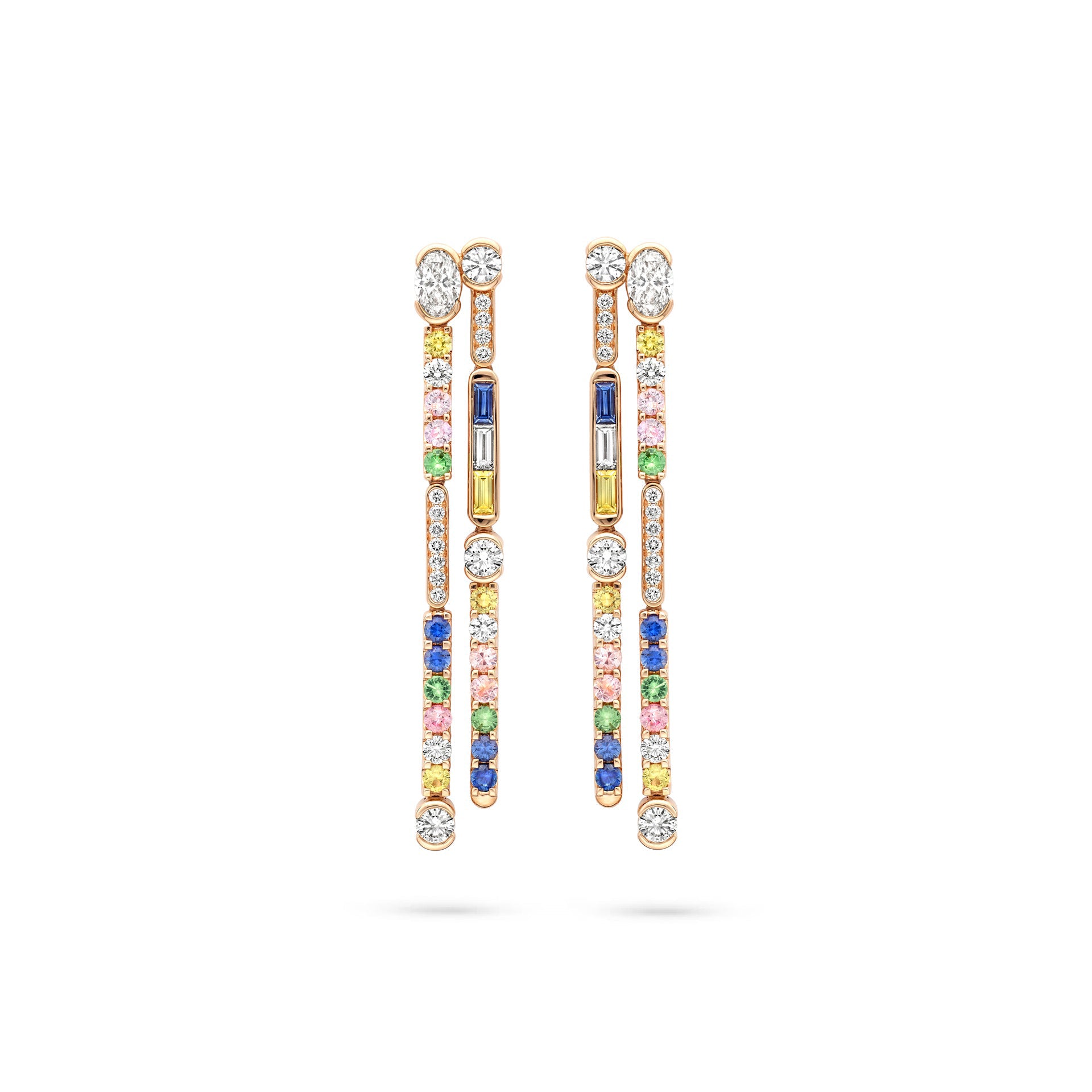 The National Gallery Play of Light Rose Gold Earrings
