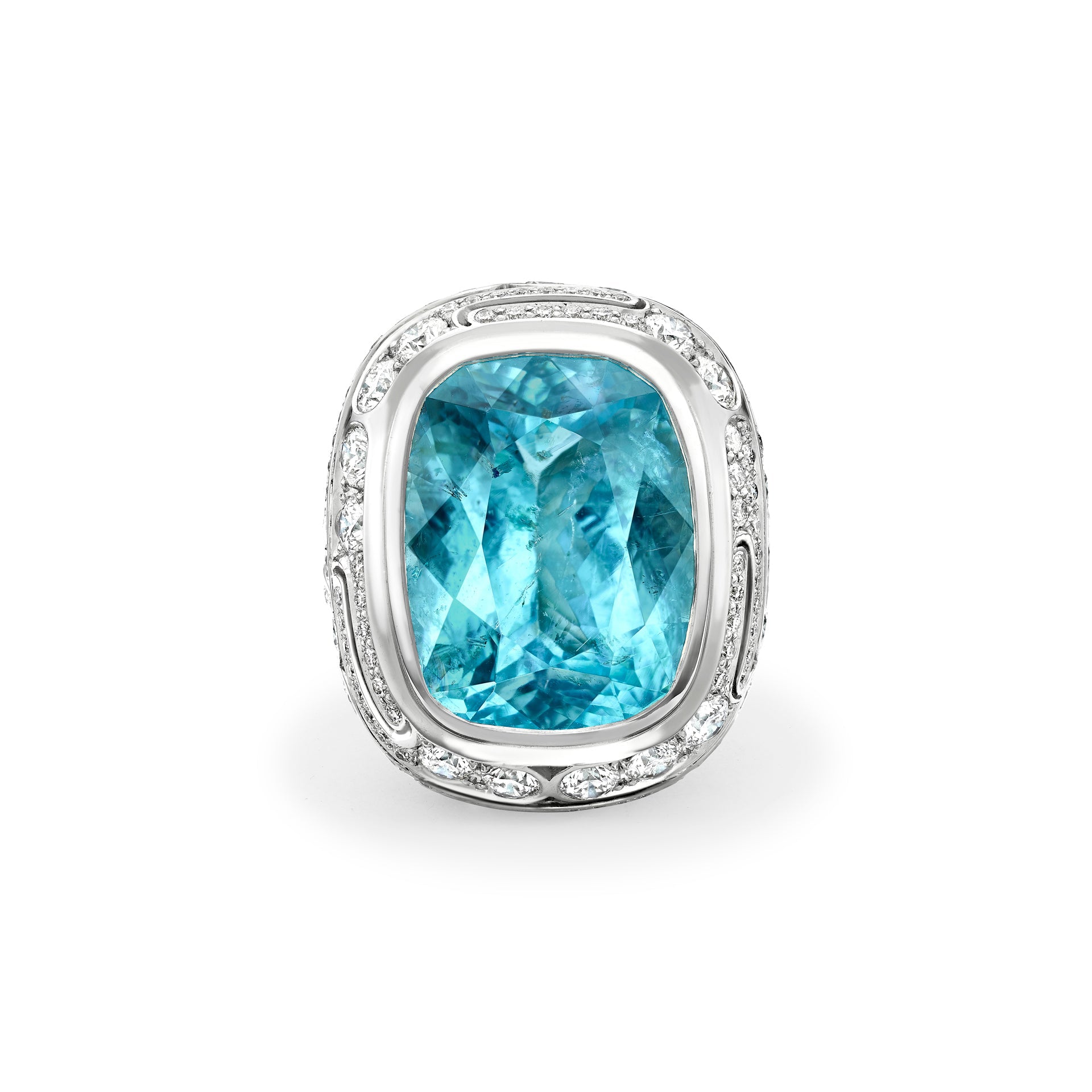 Boodles x The National Gallery Play of Light Paraiba Ring | Boodles