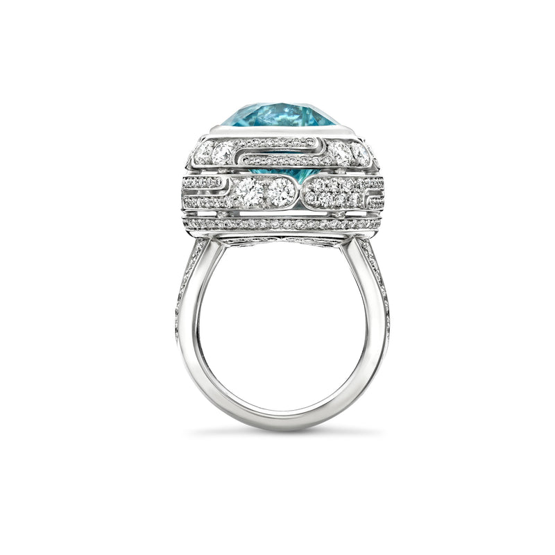 Boodles x The National Gallery Play of Light Paraiba Ring | Boodles