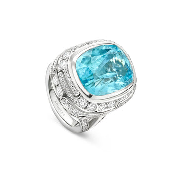 The National Gallery Play of Light Paraiba Ring