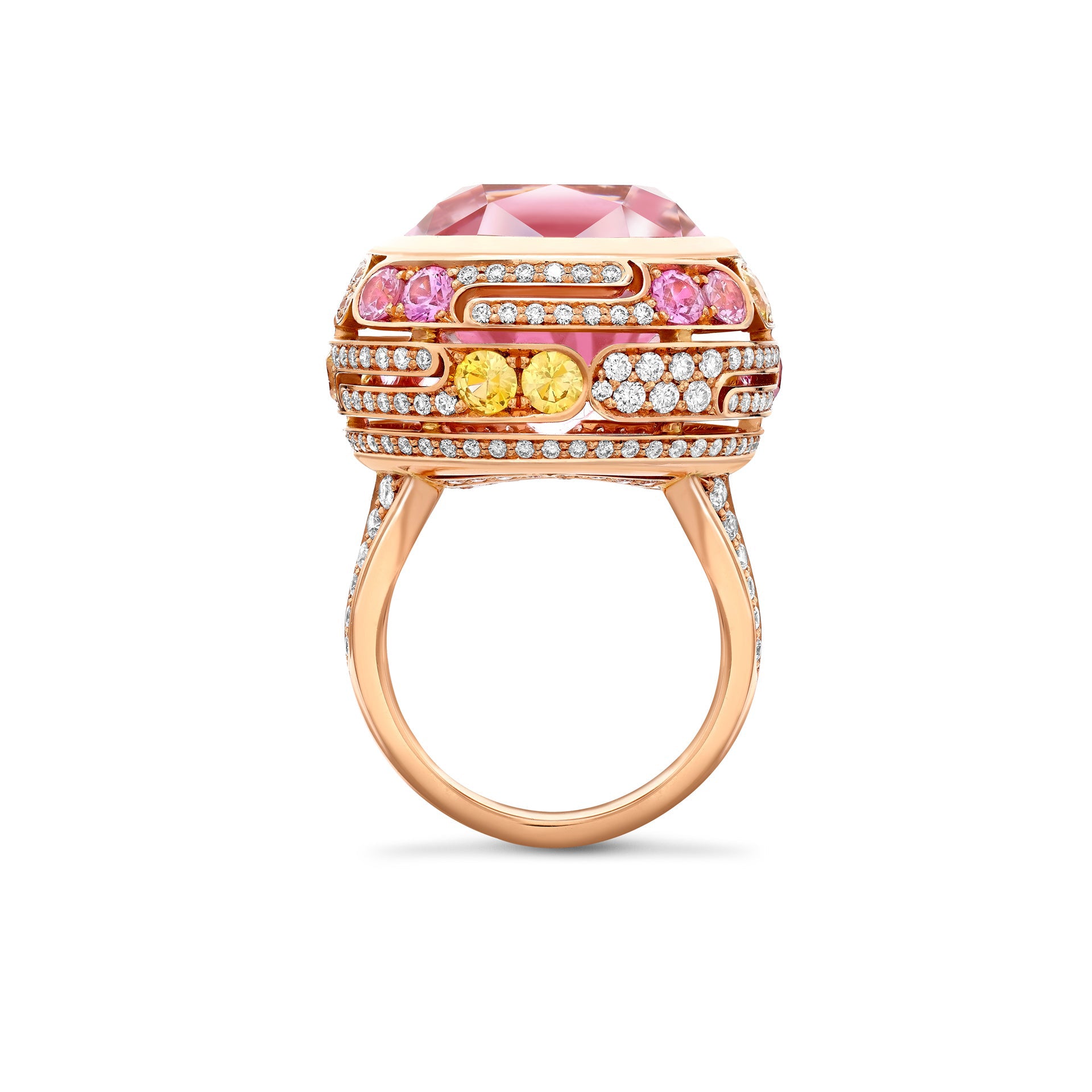 Boodles x The National Gallery Play of Light Morganite Ring | Boodles