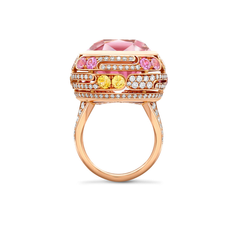 Boodles x The National Gallery Play of Light Morganite Ring | Boodles