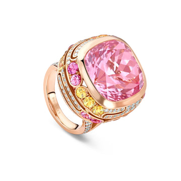 The National Gallery Play of Light Morganite Ring