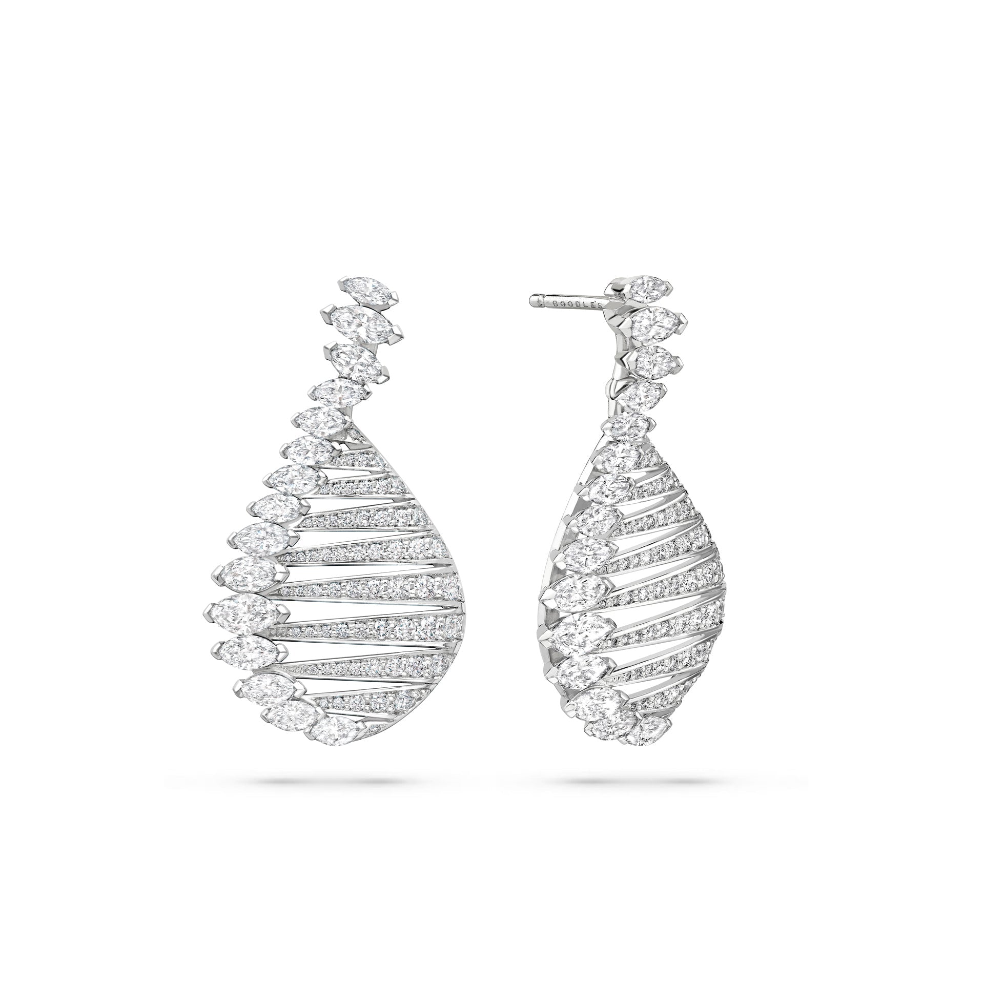 Boodles x The National Gallery Lake Keitele Earrings | Boodles