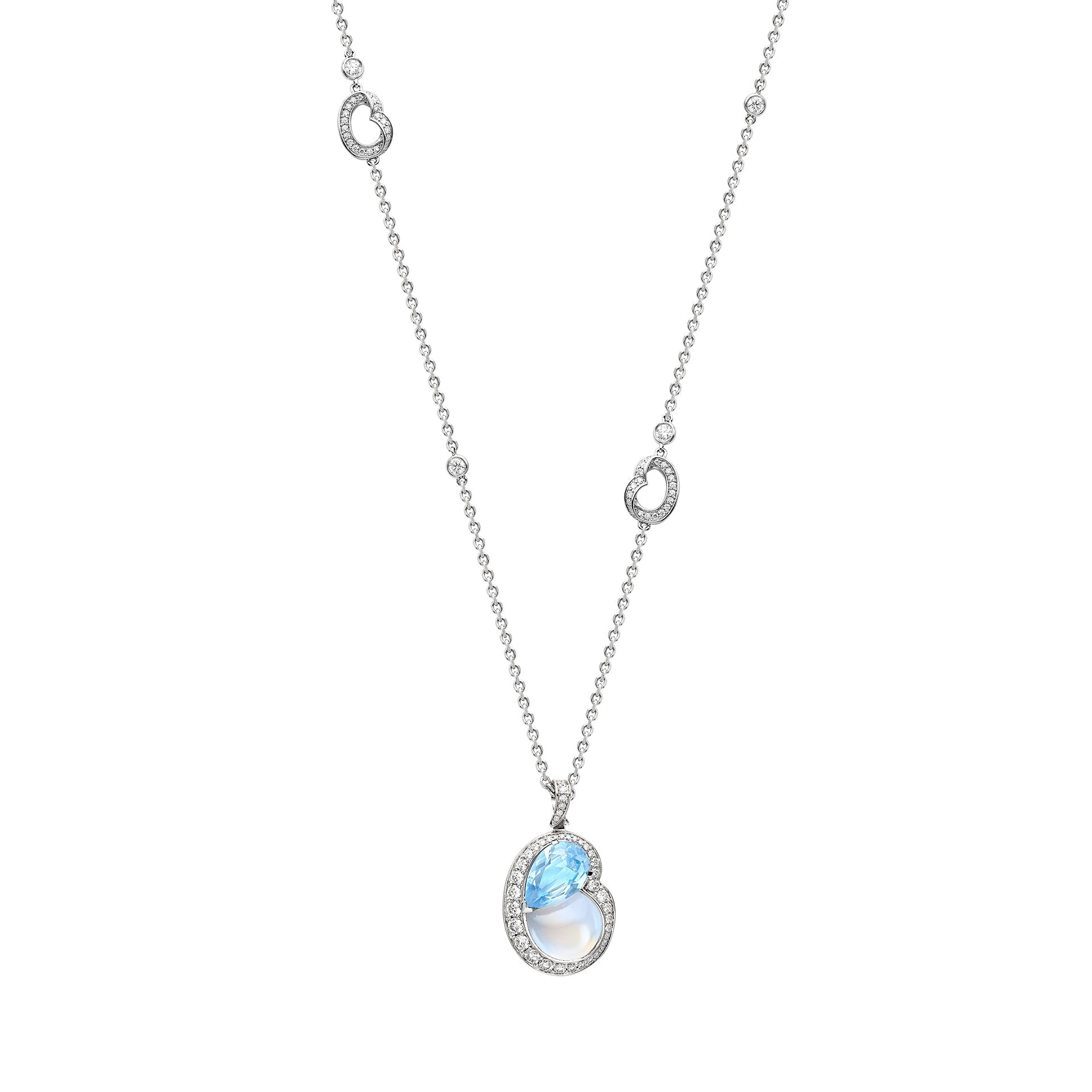 Boodles x The National Gallery Motherhood Aquamarine Pendant | Boodles
