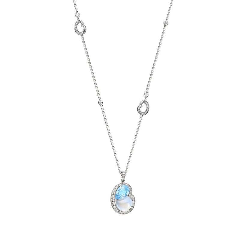 Boodles x The National Gallery Motherhood Aquamarine Pendant | Boodles