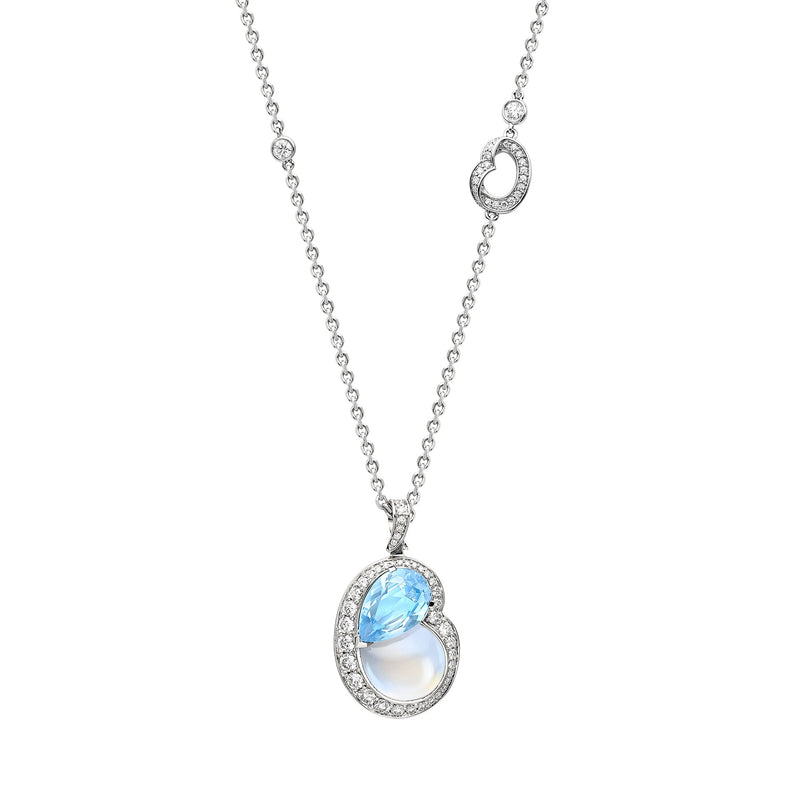 Boodles x The National Gallery Motherhood Aquamarine Pendant | Boodles