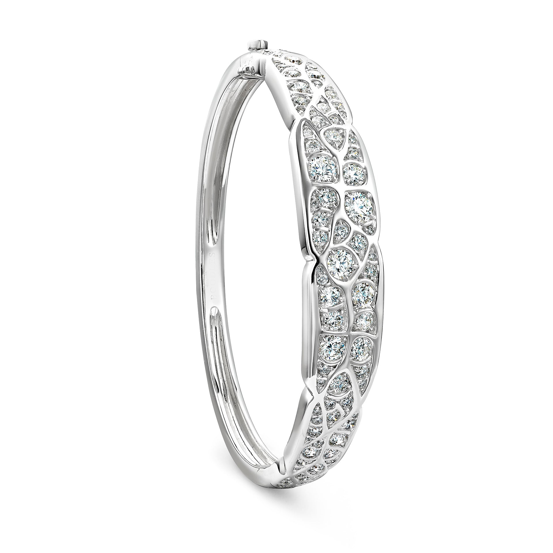 St. Tropez Diamond Platinum Bangle