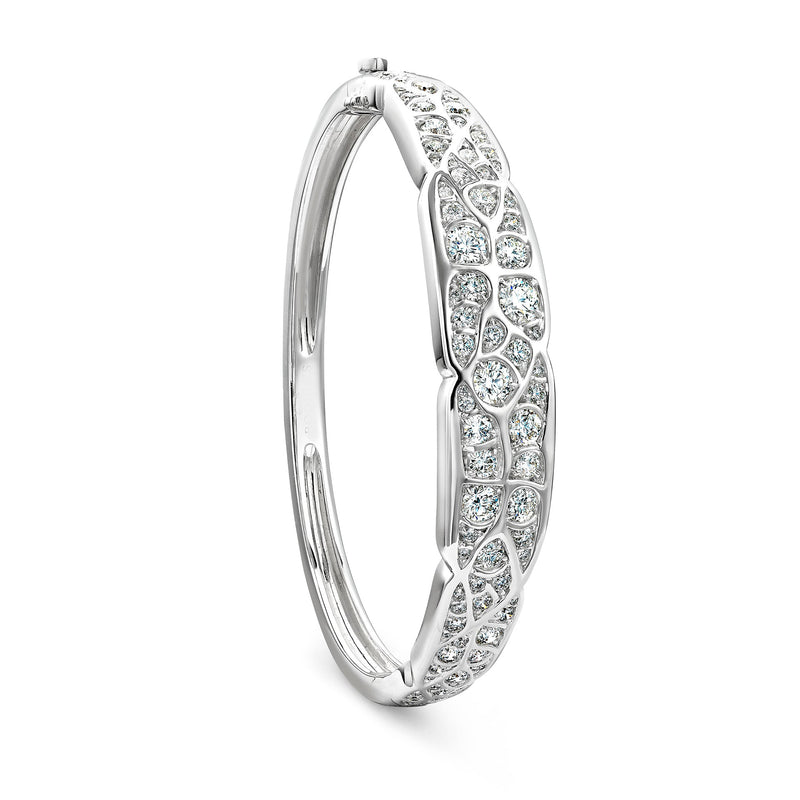 St. Tropez Diamond Platinum Bangle
