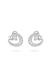 Lucky Diamond Horseshoe Earrings
