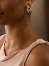 Lucky Diamond Horseshoe Splash Earrings