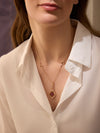 A Family Journey Venice Ruby Rose Gold Pendant
