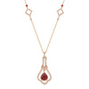 A Family Journey Venice Ruby Rose Gold Pendant
