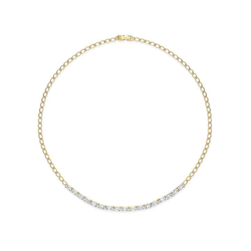 Classic Joni Ashoka Diamond Yellow Gold Necklace
