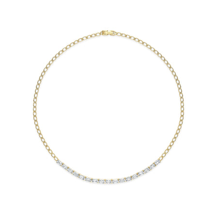 Classic Joni Ashoka Diamond Yellow Gold Necklace