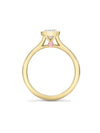 Florentine Pear Diamond Yellow Gold Ring