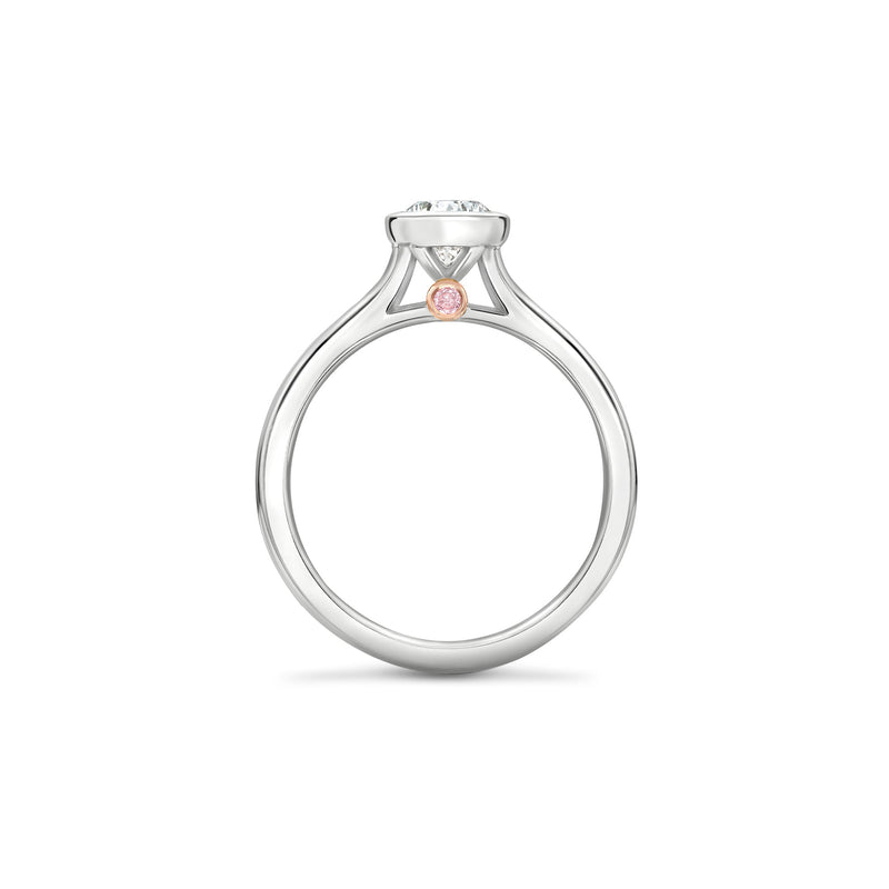 Classic Pear Diamond Platinum Ring | Boodles