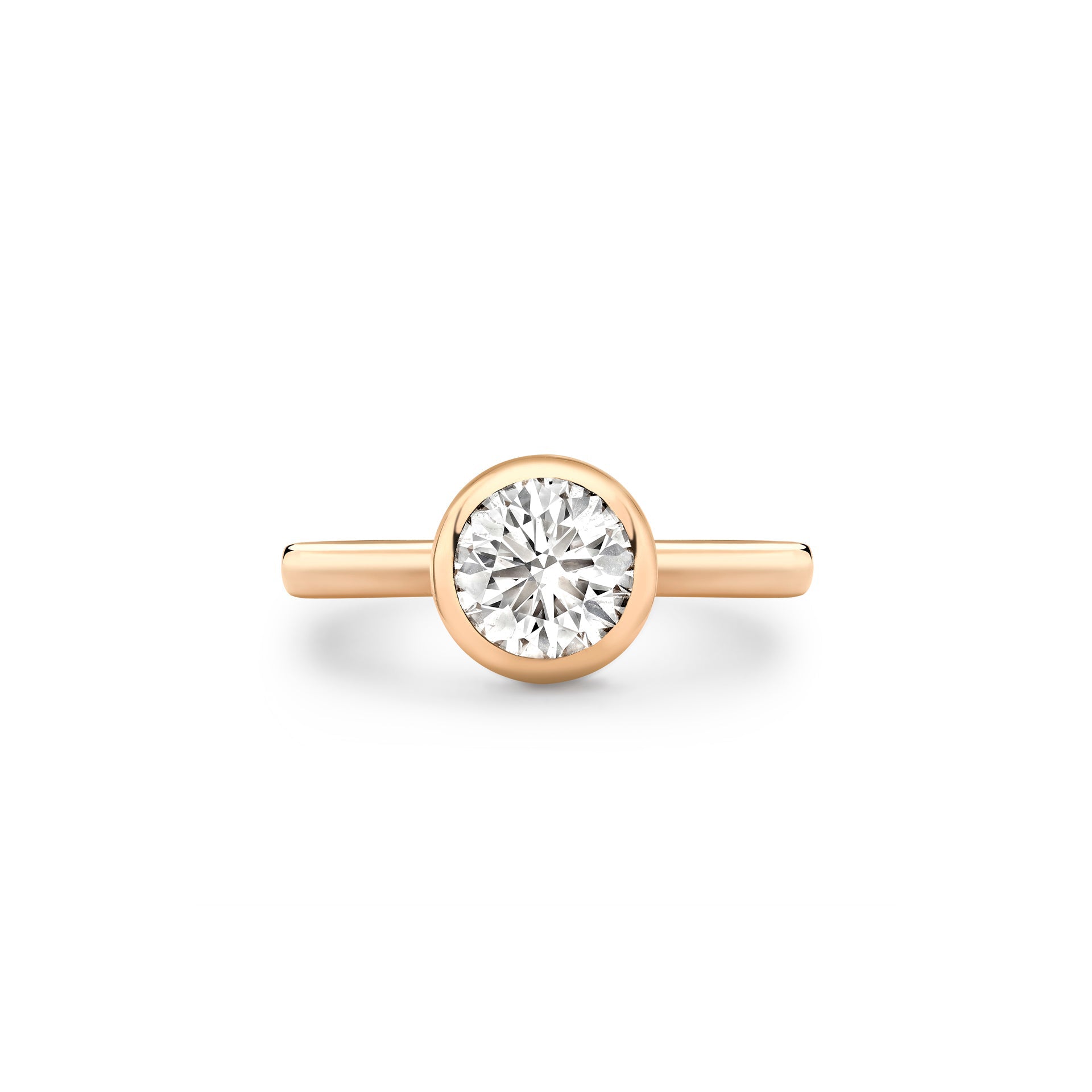 Florentine Diamond Rose Gold Engagement Ring