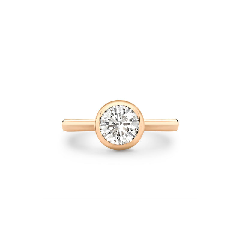 Florentine Diamond Rose Gold Engagement Ring