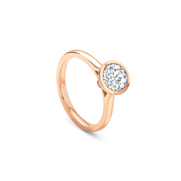Florentine Diamond Rose Gold Engagement Ring