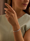 The National Gallery Play of Light Platinum Bangle