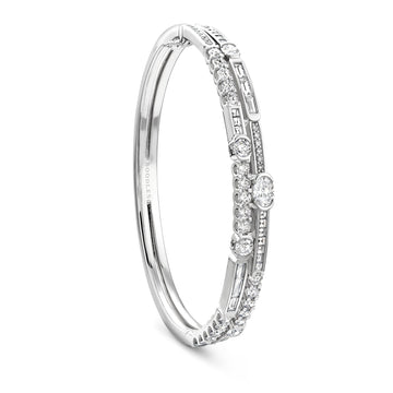 The National Gallery Play of Light Platinum Bangle