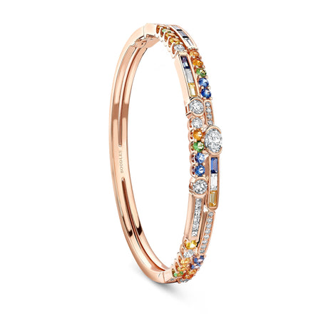 The Boodles National Gallery Collection - Play of Light Rose Gold Bangle
