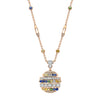 The National Gallery Play of Light Rose Gold Sapphire Pendant