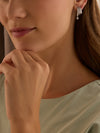 The National Gallery Play of Light Platinum Diamond Earrings