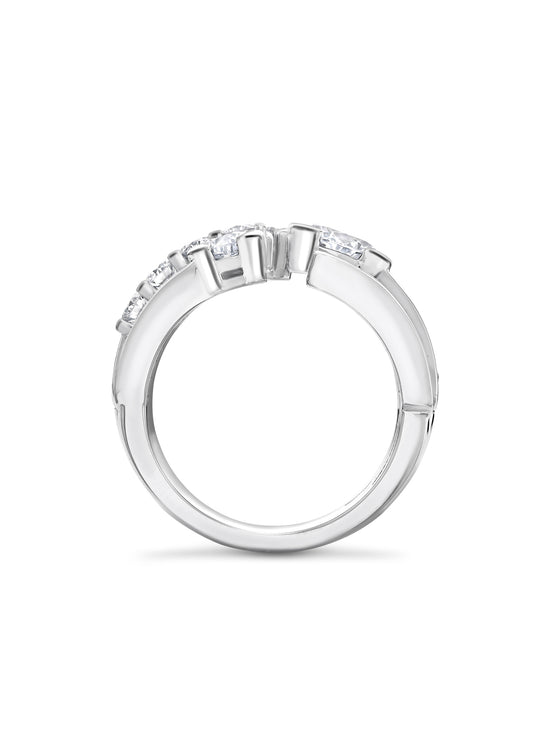 The National Gallery Play of Light Platinum Diamond Ring
