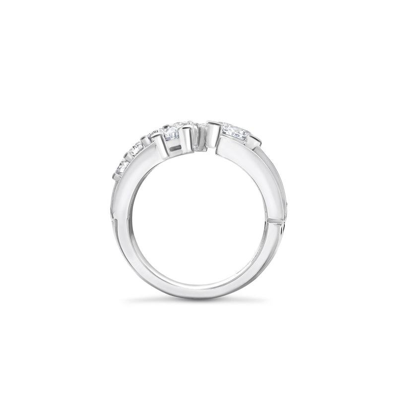 Play of Light Platinum Diamond Ring