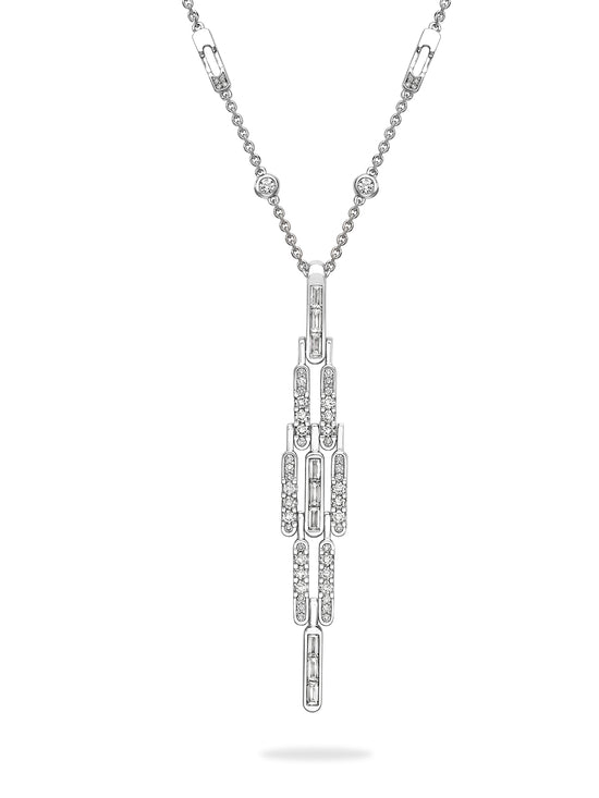 The National Gallery Play of Light Platinum Diamond Pendant