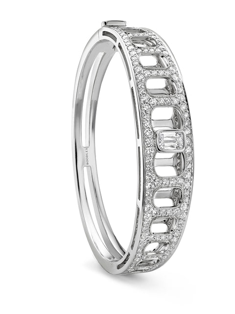 The National Gallery Perspective Platinum Bangle