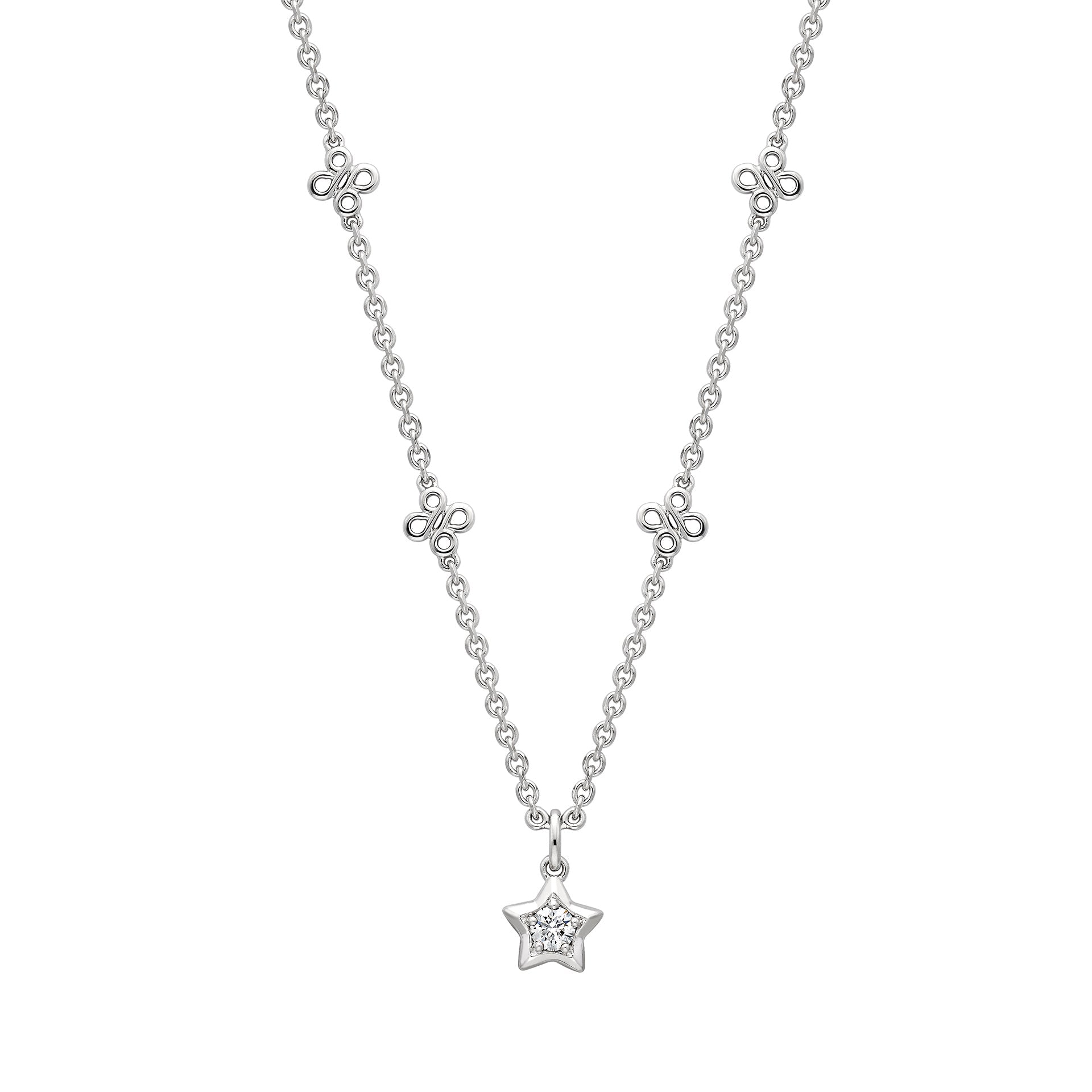 Beach Star Diamond Platinum Pendant