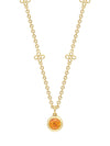 Beach Mandarin Garnet Yellow Gold Pendant | Boodles