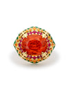 Africa Maasai Mara Garnet Yellow Gold Ring