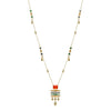 Africa Maasai Mara Long Yellow Gold Necklace
