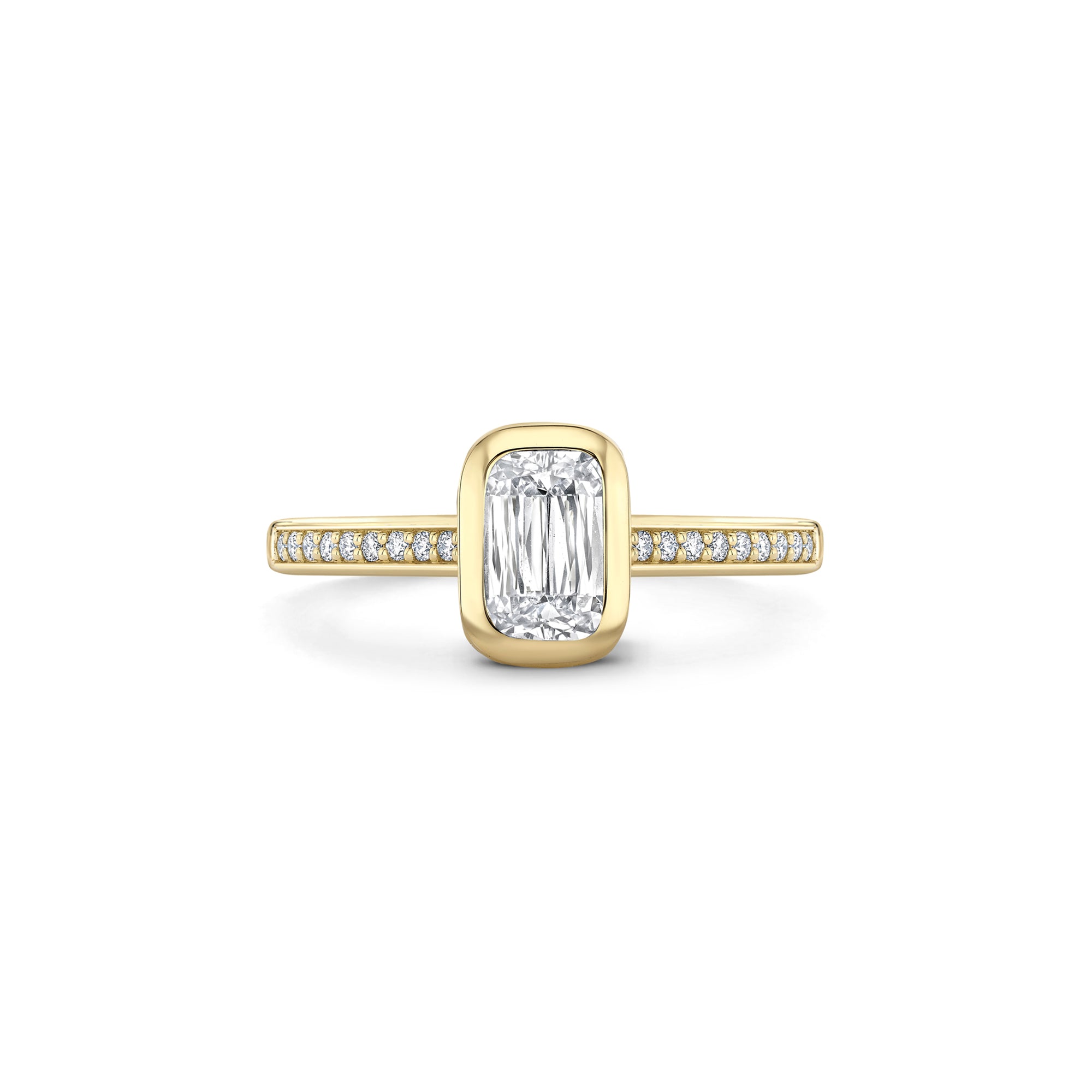 The Boodles Ashoka Diamond Yellow Gold Engagement Ring