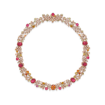 The Palace Collection Silk Mantua Rose Gold Necklace