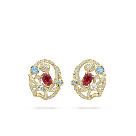 The Palace Collection Presence Chamber Ruby Earrings