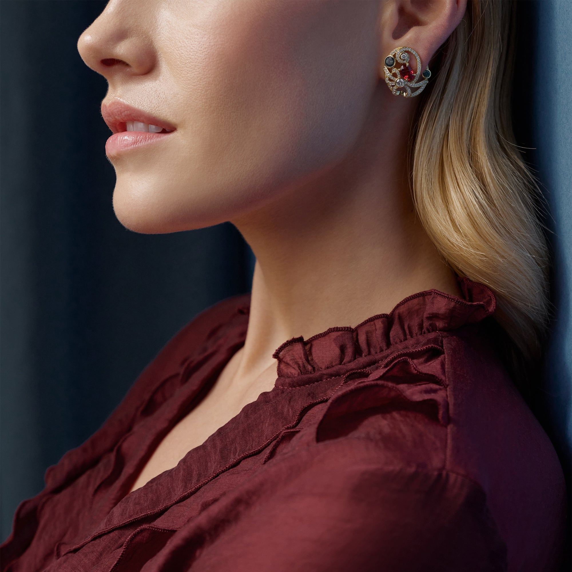 The Palace Collection Presence Chamber Ruby Earrings