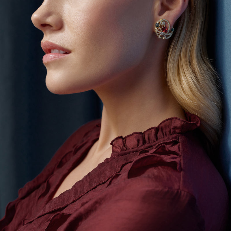 The Palace Collection Presence Chamber Ruby Earrings