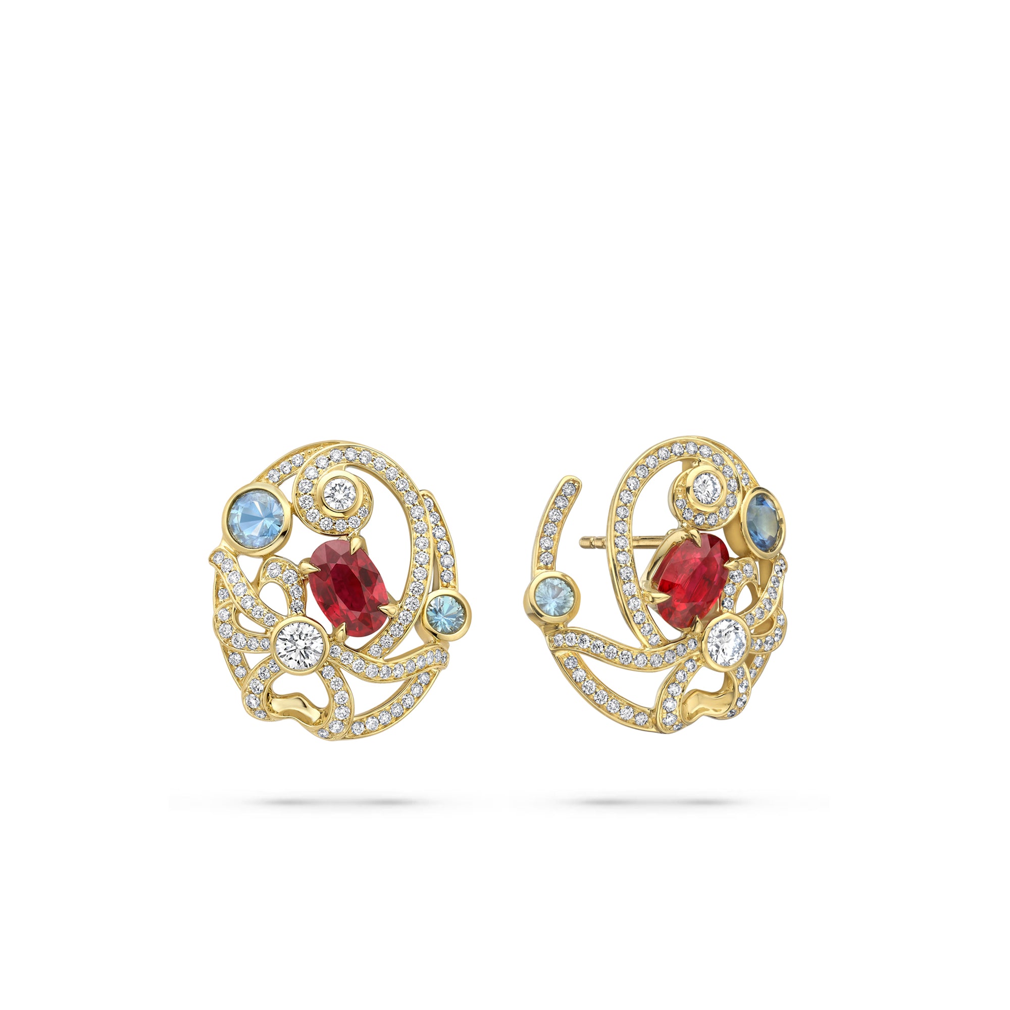 The Palace Collection Presence Chamber Ruby Earrings