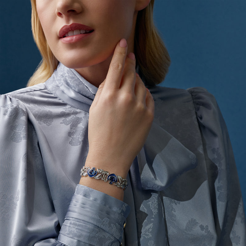 The Palace Collection Royal Porcelain Sapphire Bracelet