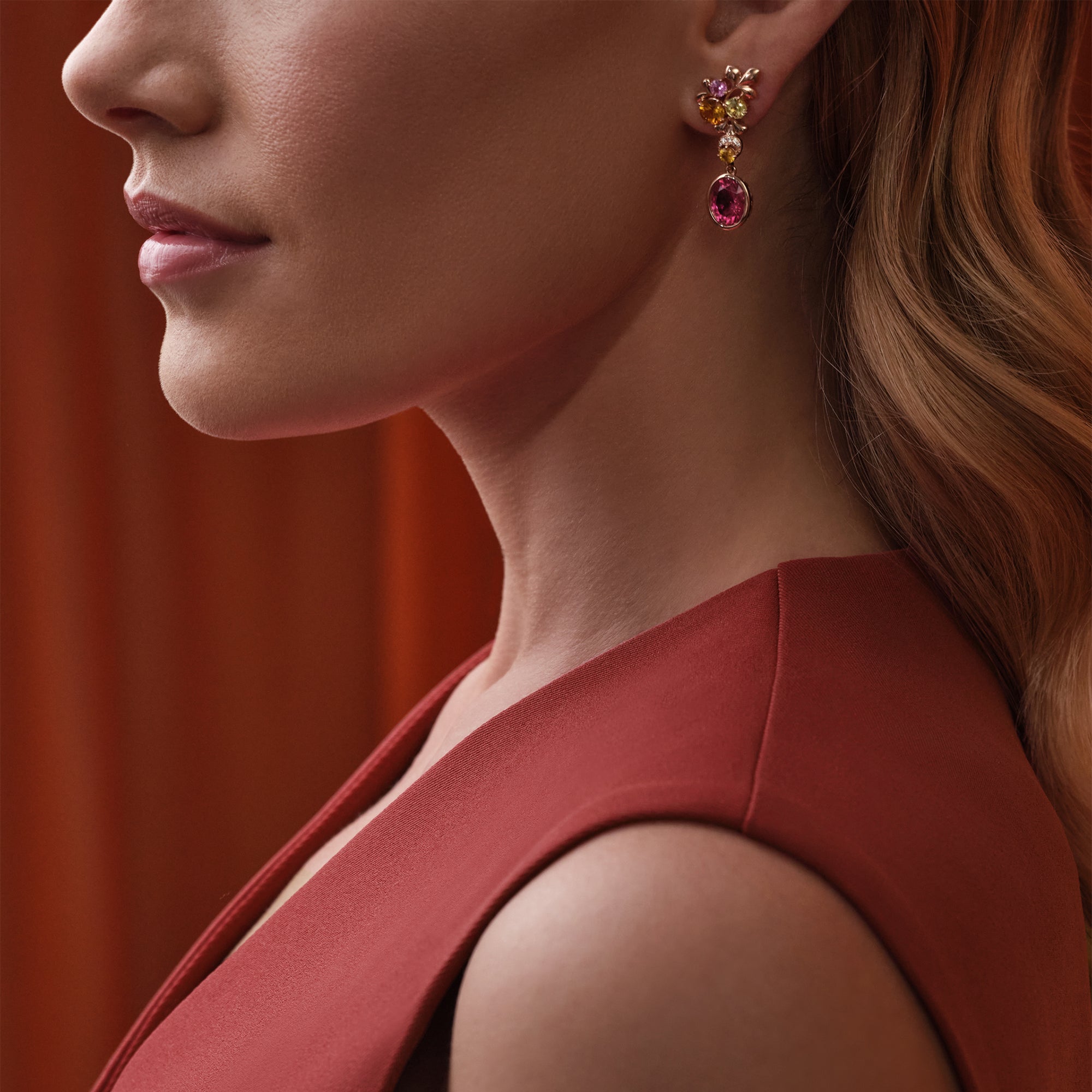 The Palace Collection Silk Mantua Earrings