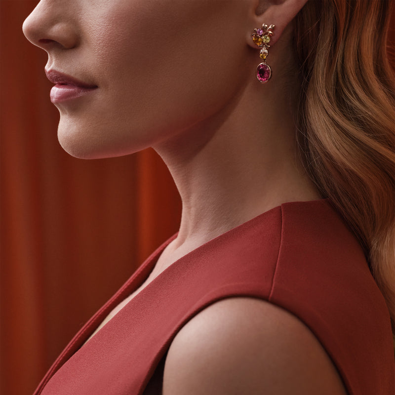 The Palace Collection Silk Mantua Earrings