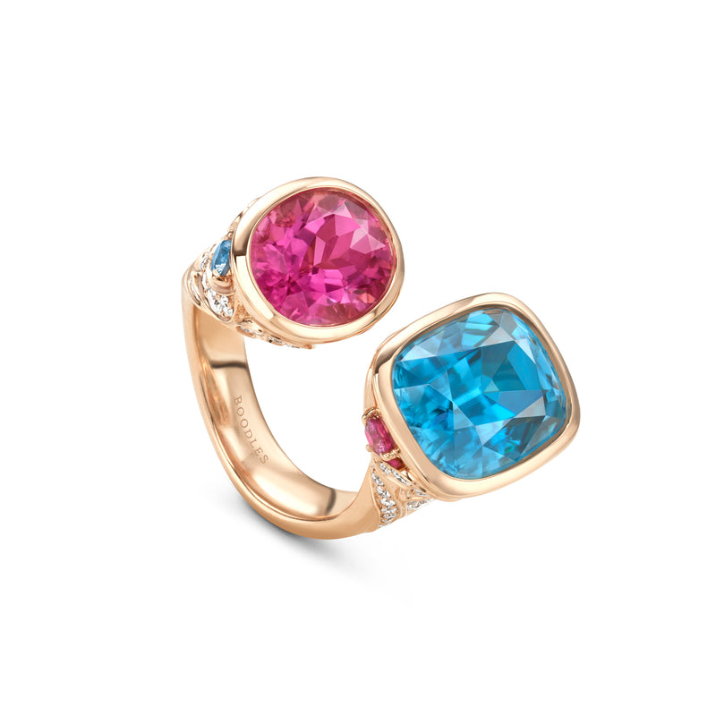 The Palace Collection Royal Damask Gemini Ring