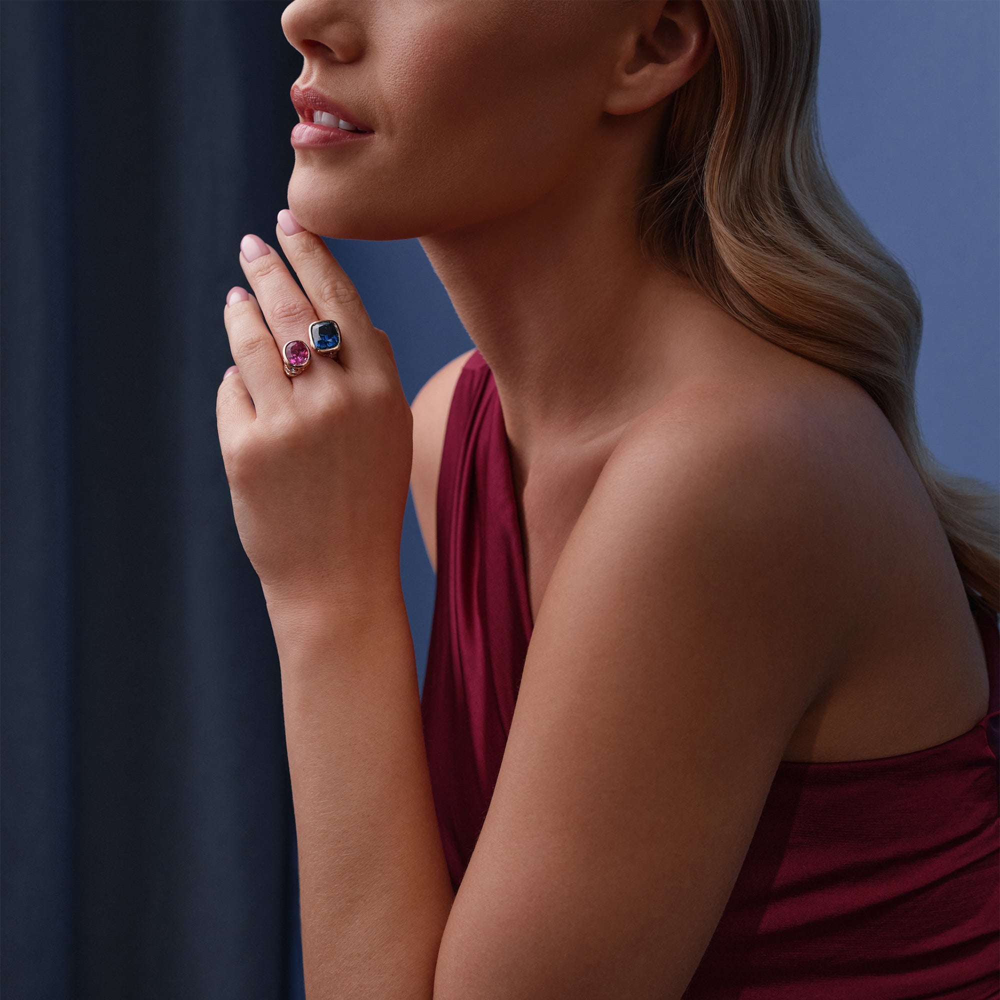 The Palace Collection Royal Damask Gemini Ring
