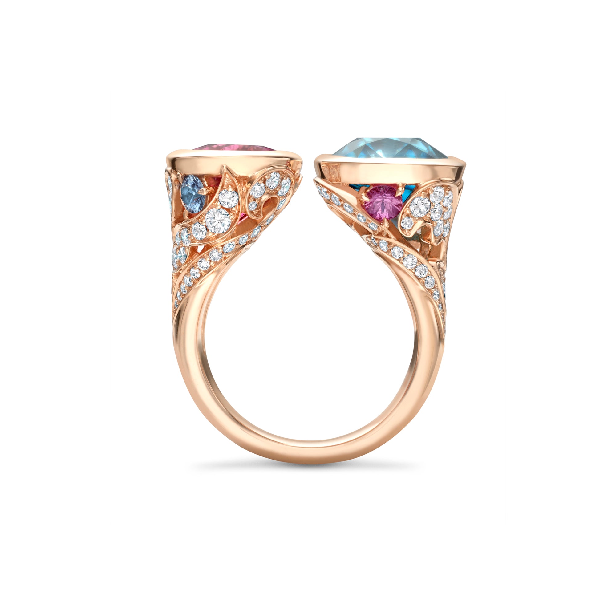 The Palace Collection Royal Damask Gemini Ring