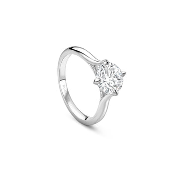 Boodles Brilliance Platinum Diavik Diamond Engagement Ring